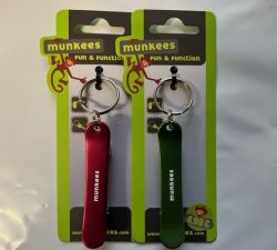 Munkees otvírák lahví Skateboard 3425 | červená, zelená