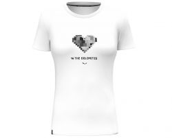 Triko Salewa Pure Heart Dry W 28638-0010 White | 38/M, 40/L