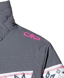 Dívčí lyžařská bunda CMP 39W2055-U887 Antracit CMP Campagnolo